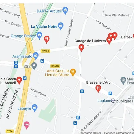 F2 Gentilly: Cozy Near Rer B With Free Parking Apartment Arcueil